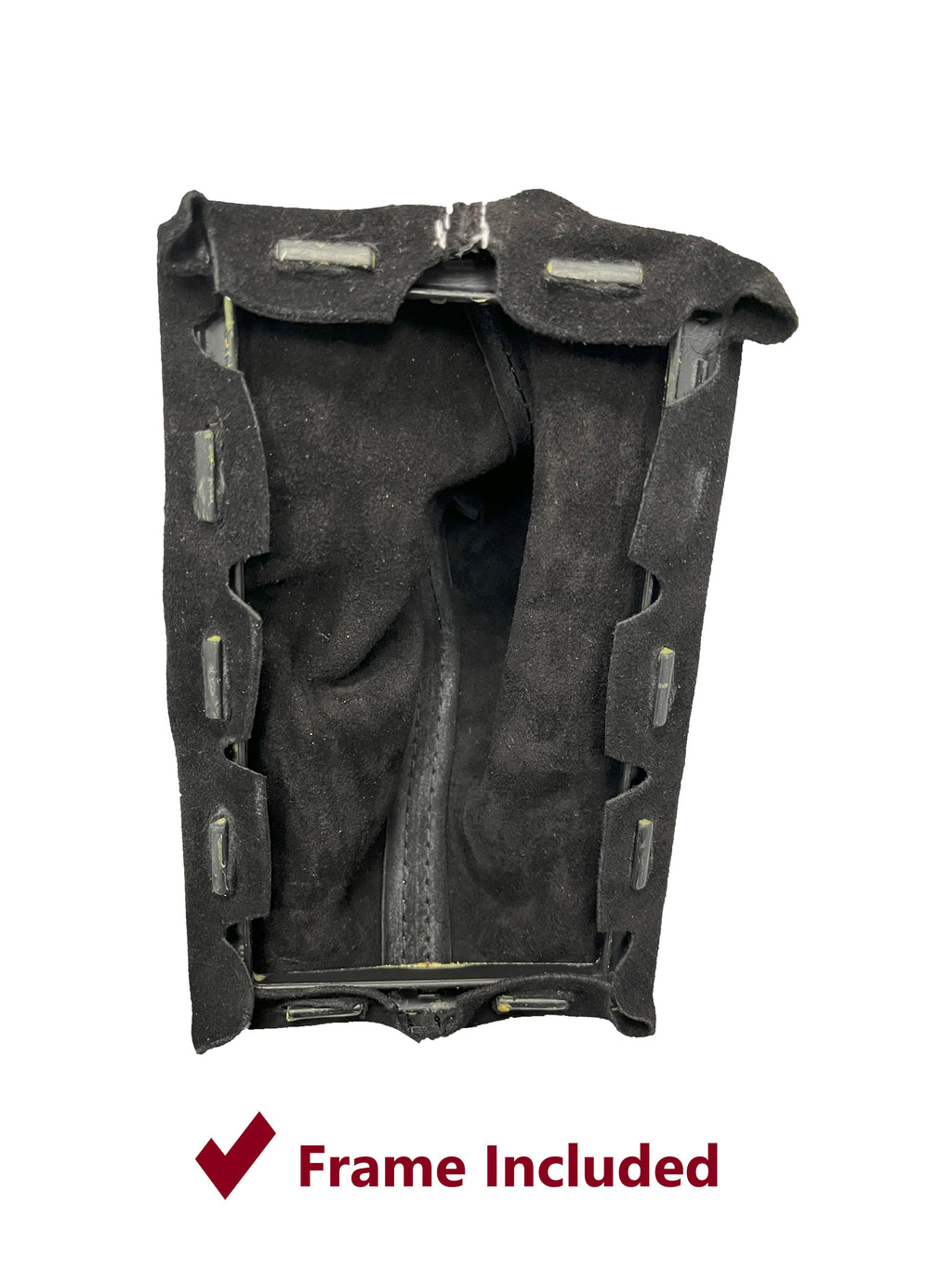 Genuine Suede Manual Shift Boot Cover + Frame For 2005-2009 Ford Mustang GT Convertible Coupe V8 V6