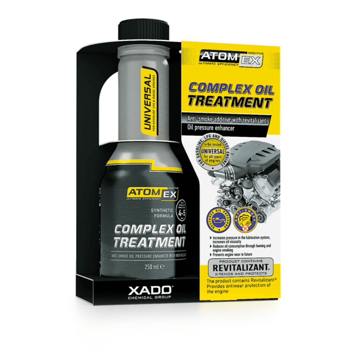 XADO Complex oil treatment - anti-smoke oil treatment - EXPIRED-0