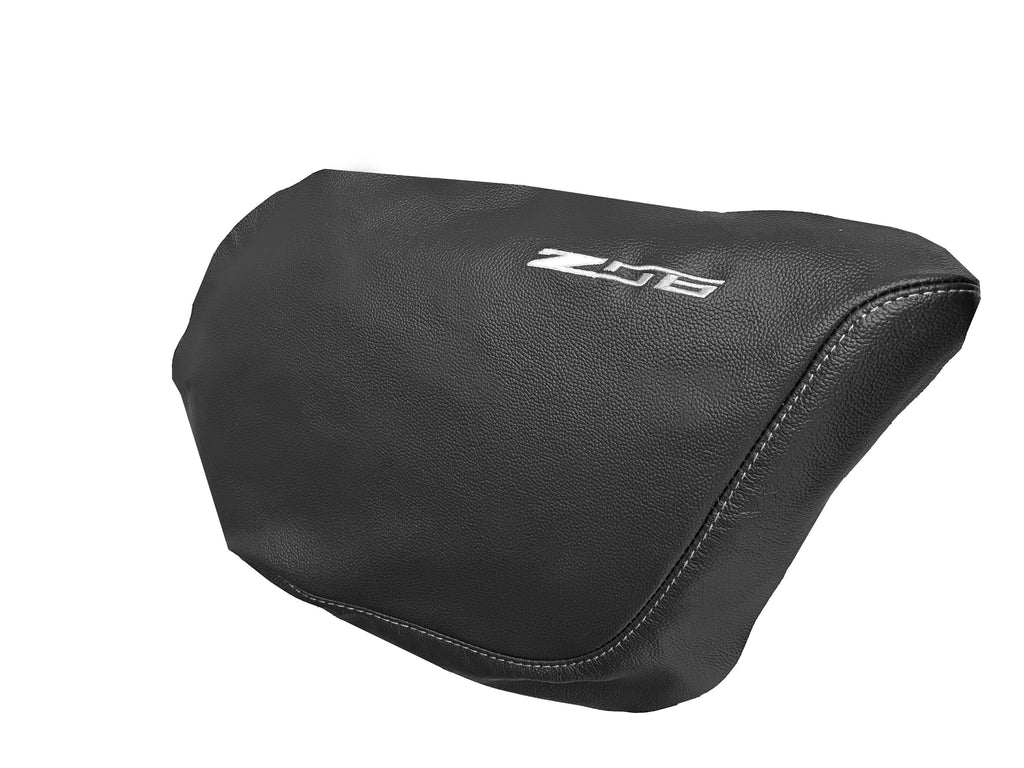 Compatible With Chevy Corvette C7 Z06 2015-2019 Embroidered Leather Console Lid Armrest Cover